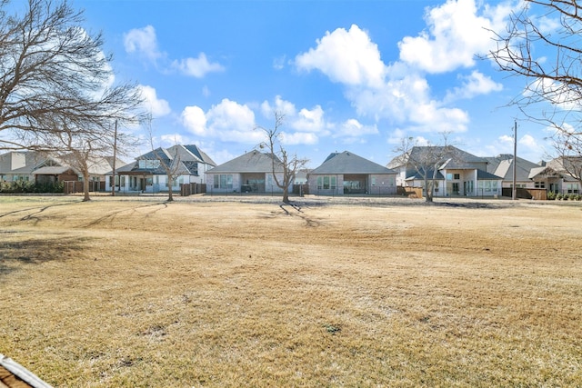 view of yard with a gazebo