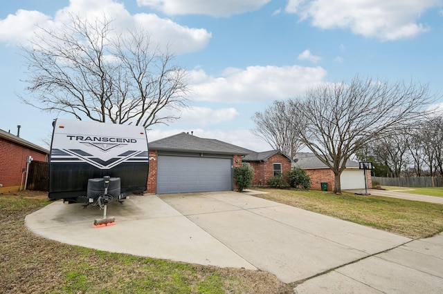 exterior space with a front yard