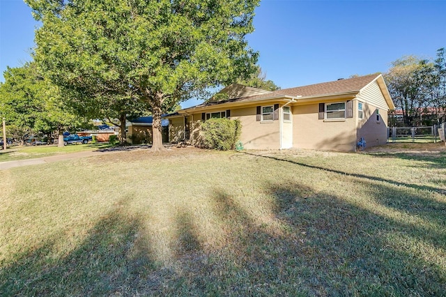 exterior space featuring a yard