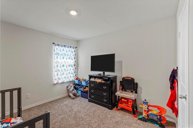 bedroom featuring carpet floors