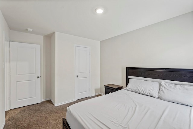 bedroom featuring carpet flooring