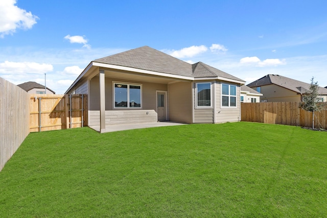 5041 Wellborn Rd, Fort Worth, TX 76036 - back of property with a patio area and a shingled roof
