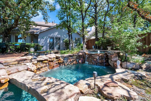 front facade featuring a front yard and a garage