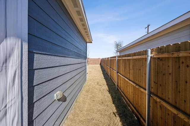 view of side of property