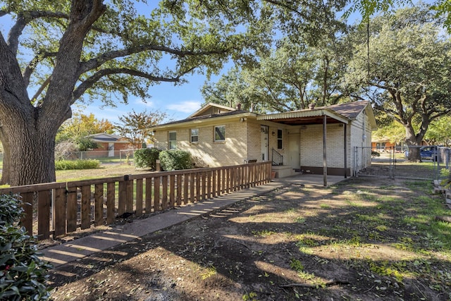 view of rear view of property