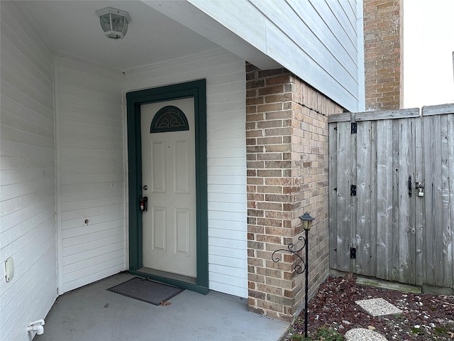 view of entrance to property