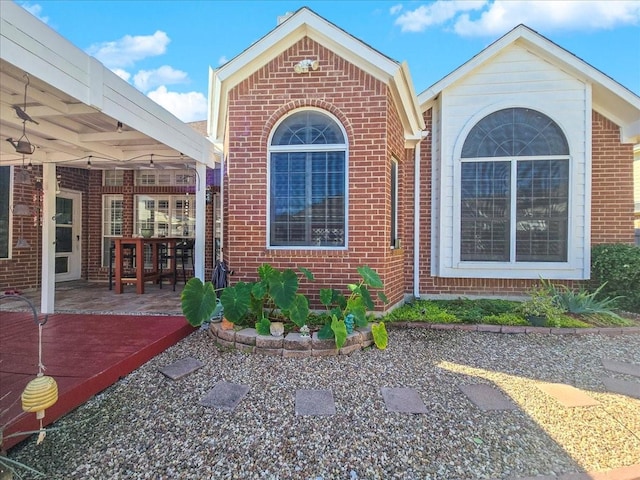 exterior space featuring a patio area