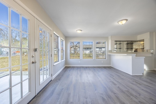 interior space with plenty of natural light