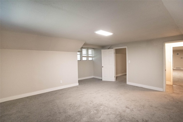 basement with carpet