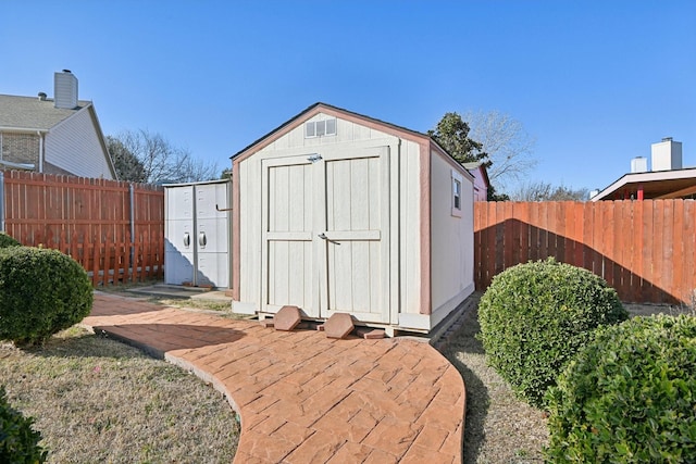 view of outbuilding