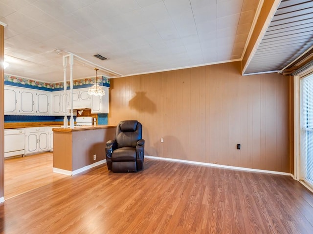 unfurnished room featuring light wood-type flooring