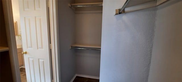 view of closet