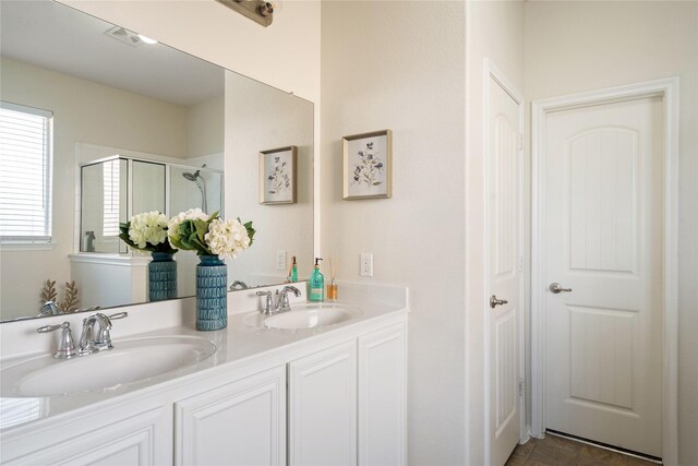 bathroom with separate shower and tub