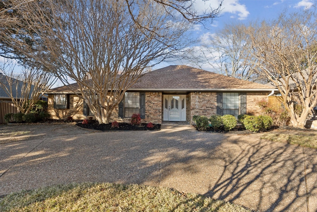 view of ranch-style home