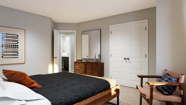 bedroom featuring carpet floors