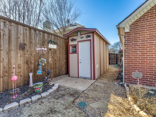 view of outbuilding