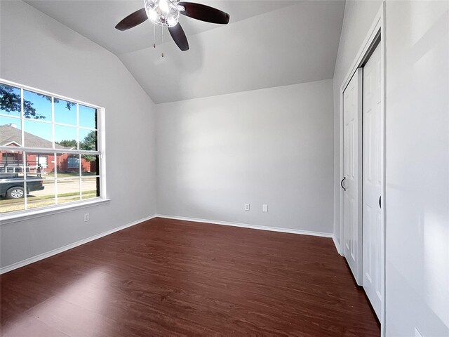 unfurnished living room with a fireplace, hardwood / wood-style floors, and ceiling fan