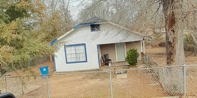 view of bungalow