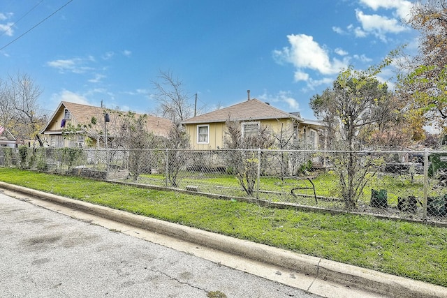 view of home's exterior featuring a yard