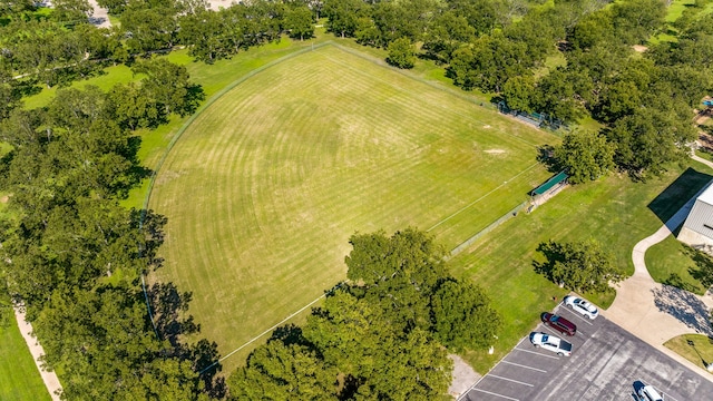 drone / aerial view featuring a rural view