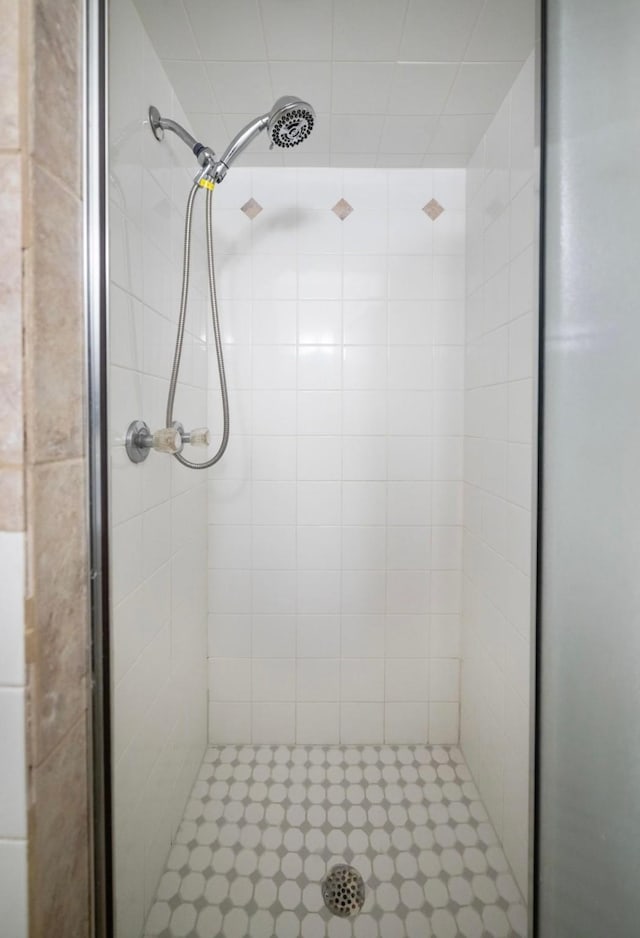 bathroom with an enclosed shower