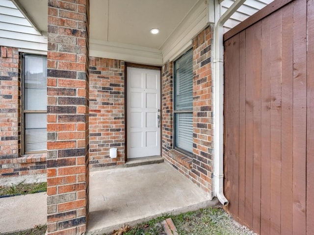 view of entrance to property