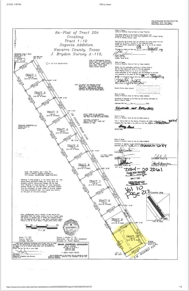 TRACT10 Fm 635, Kerens TX, 75144 land for sale