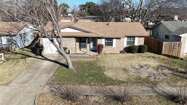 view of ranch-style home