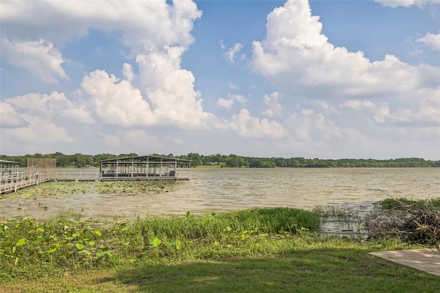 10545 Lago Vis, Quinlan, TX 75474 - dock featuring a water view