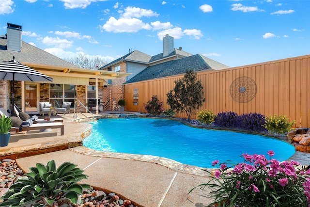 9435 Homestead Ln, Frisco, TX 75033 - view of pool with a patio area and a hot tub