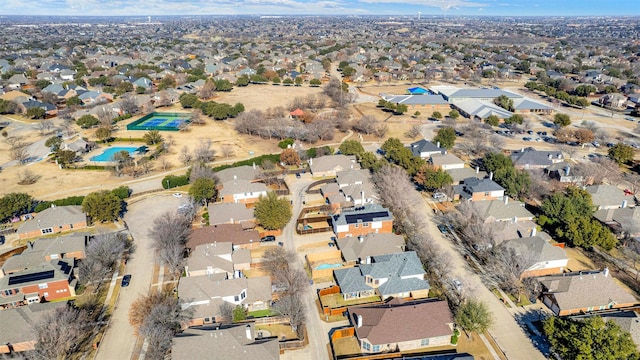 9435 Homestead Ln, Frisco, TX 75033 - aerial view of property's location with nearby suburban area