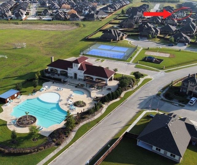 1625 Veneto Dr, Mclendon Chisholm, TX 75032 - bird's eye view with a residential view