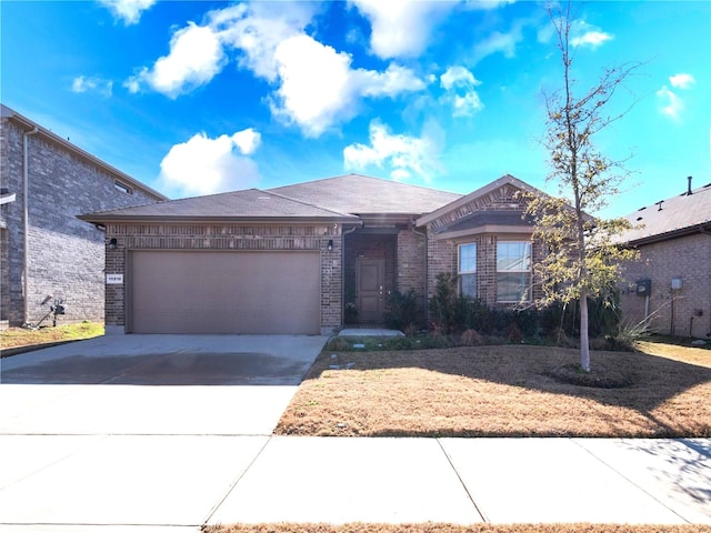 ranch-style house with a garage