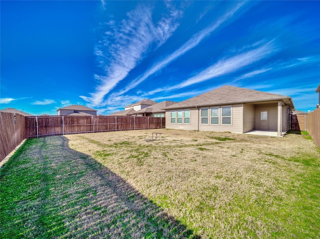 view of yard with a patio