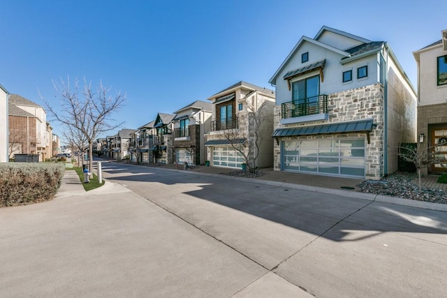 view of street with a residential view