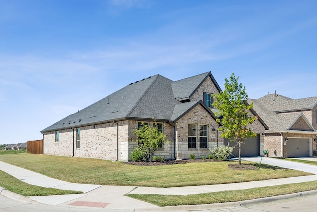 view of property exterior featuring a yard