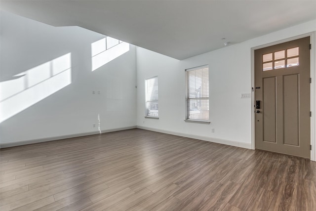 entryway featuring light wood-type flooring