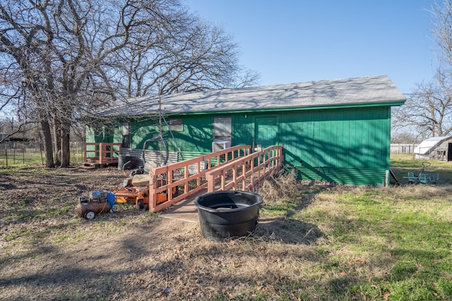 view of outbuilding