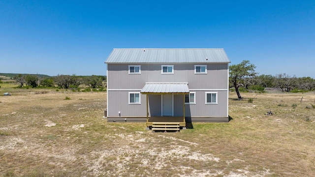 view of rear view of property