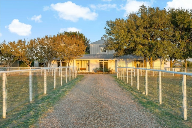 view of front of home