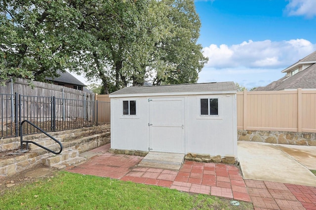 view of outbuilding