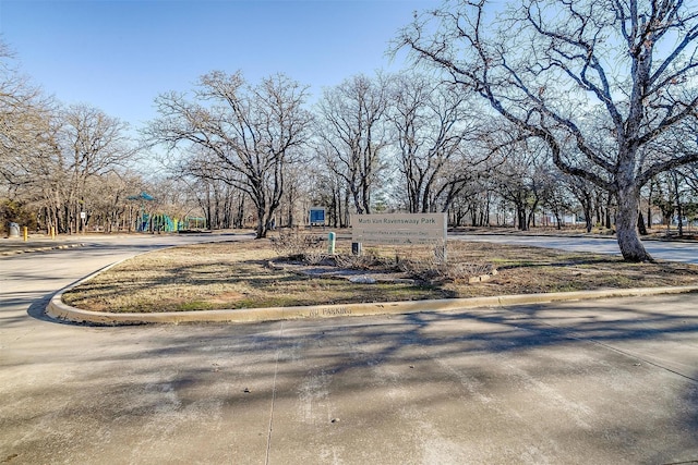 view of yard featuring a playground