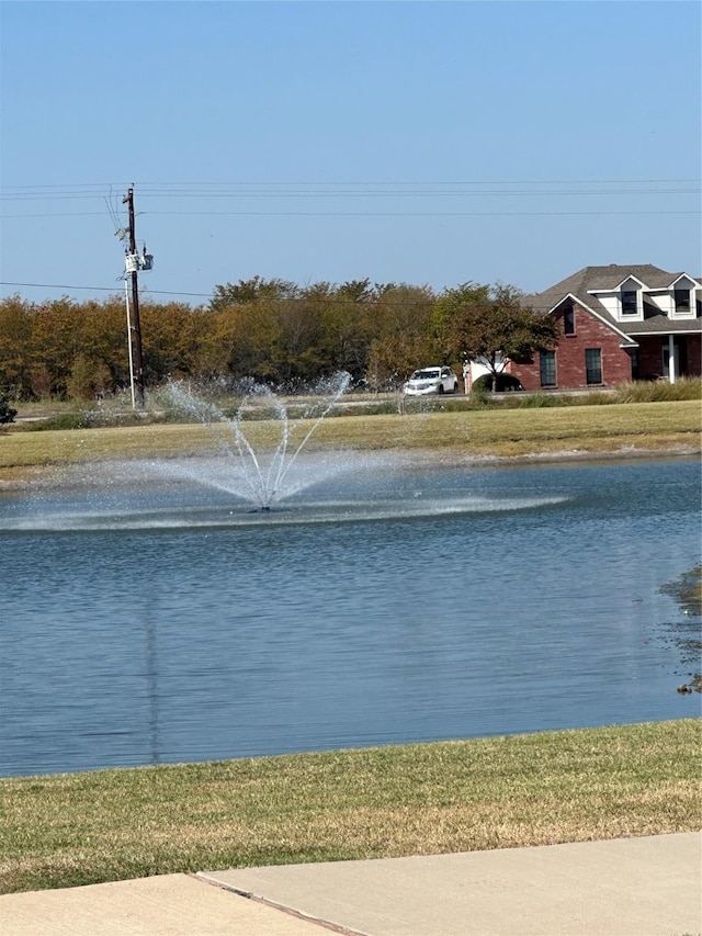 property view of water