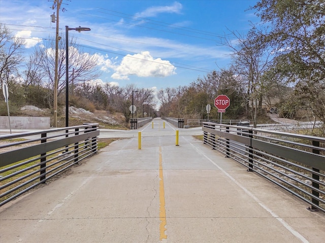 view of road