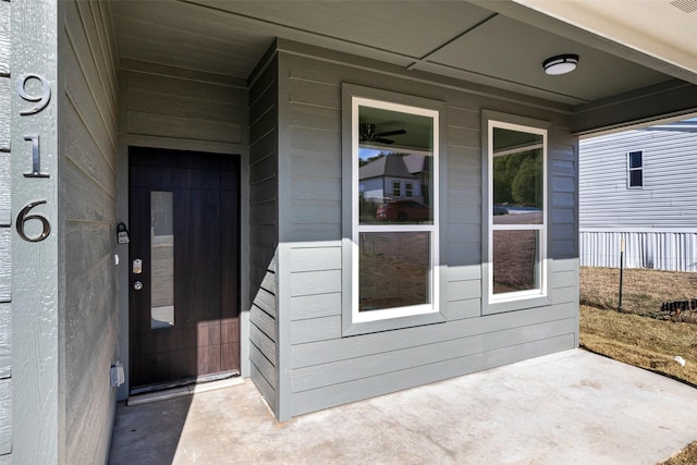 view of entrance to property