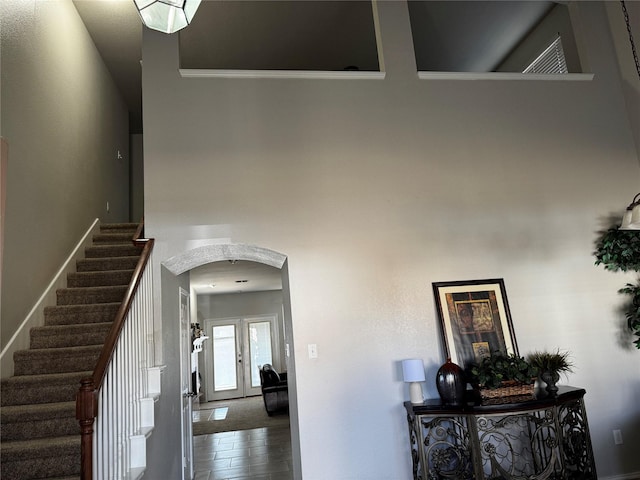 interior space featuring hardwood / wood-style flooring