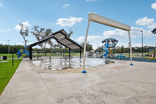 surrounding community featuring a playground