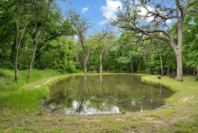 view of water feature