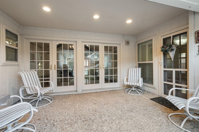 view of patio / terrace with french doors