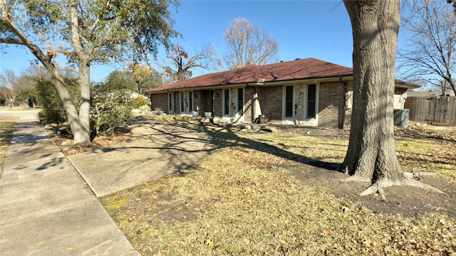 view of ranch-style house